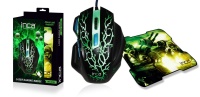 INCA IMG-365MS 7D +3200 DPI +7 COLOR SİYAH MAKROLU GAMİNG MOUSE + MOUSEPAD - 1